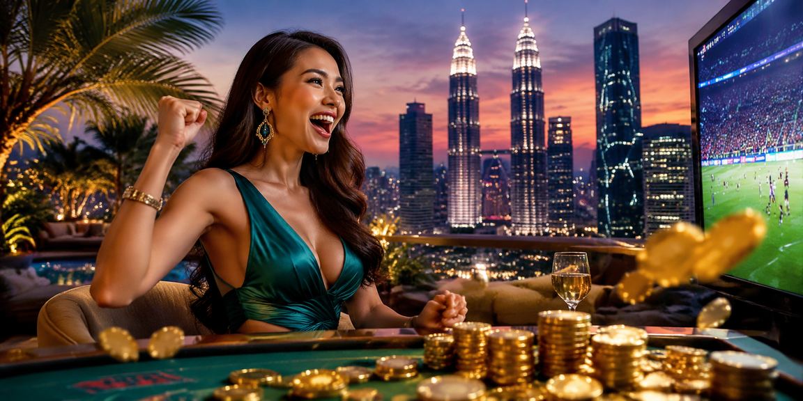 Pemain kasino xc40 di Kuala Lumpur menikmati permainan baccarat dalam talian